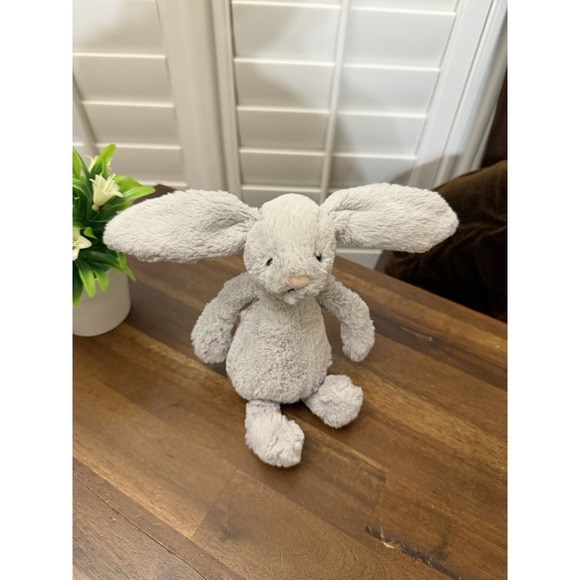 Jellycat Other - Jellycat SMALL BASHFUL GREY BUNNY Little Plush Gray Stuffed Animal Rabbit Toy